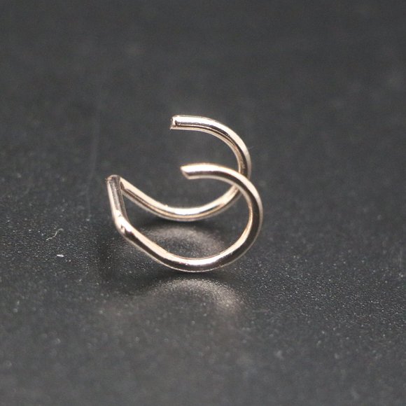 Double Ear Cuff - Rose Gold. No Piercing - Picture 8 of 9